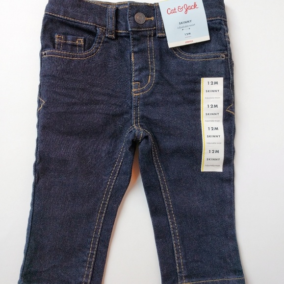 Cat & Jack Other - SOLD!cat and Jack dark skinny jeans 12 months NWT